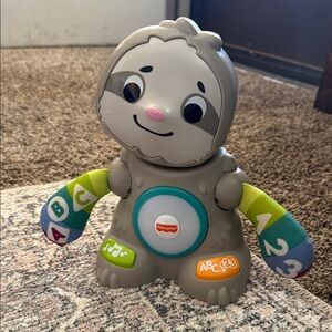 Fisher-Price Interactive Sloth Toy - Gray and Multicolor